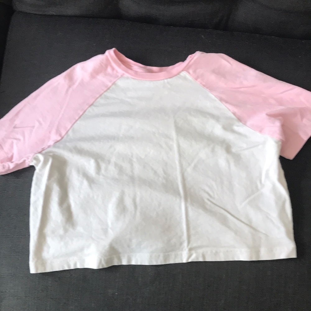 Girls H&M cropped tee size 8/10